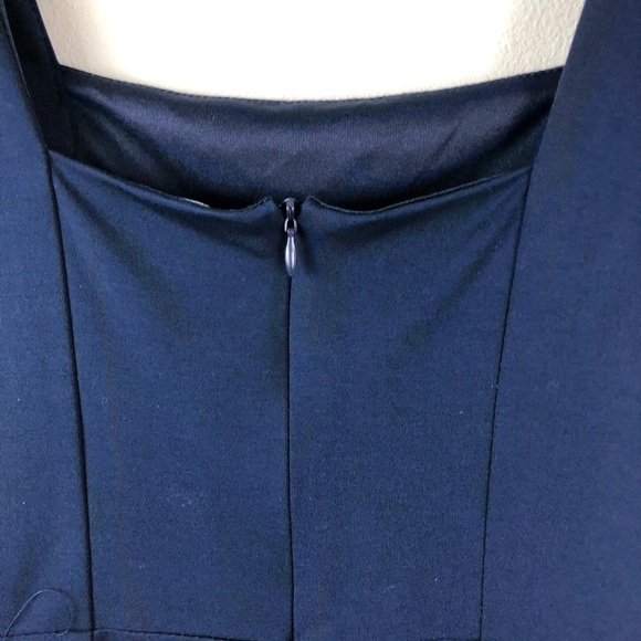 Lulu’s- Navy square neck skater style dress size M - Picture 12 of 12